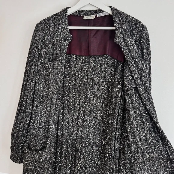 vintage Valentino italy knit sweater cardigan coat maryam nassir zadeh 70s 80s S